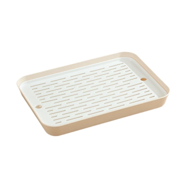 Arenero para conejos, bandeja de entrenamiento para ir al baño para hurones, conejos y animales pequeños. Beige