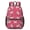 Unicorn and Stripe, variant on Unicorn and Flower White Pattern 17" School Backpacks for Teens,Waterproof Oxford Fabric,S-Shape Padded Straps for School,Travel,Hiking,Camping