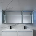 thumbnail image 6 of Blossom Rigel 60" LED Medicine Cabinet | Aluminum Frame | Adjustable Shelves| Smart Memory | Defogger, 6 of 11