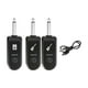 thumbnail image 1 of Transmisor y receptor de guitarra XLR, adaptador profesional de micrófono para bajos, altavoces, instrumentos, micrófono dinámico, pedales de efectos Conjunto negro B, 1 of 8