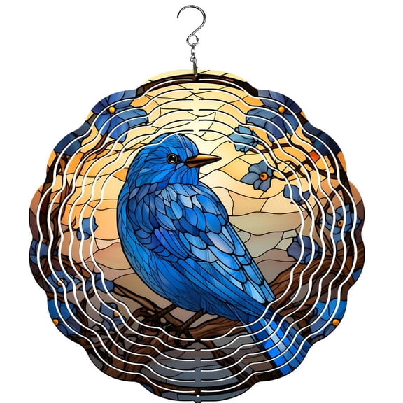 Bird Wind Spinner , Garden Décor, Yard Décor, Porch Decor