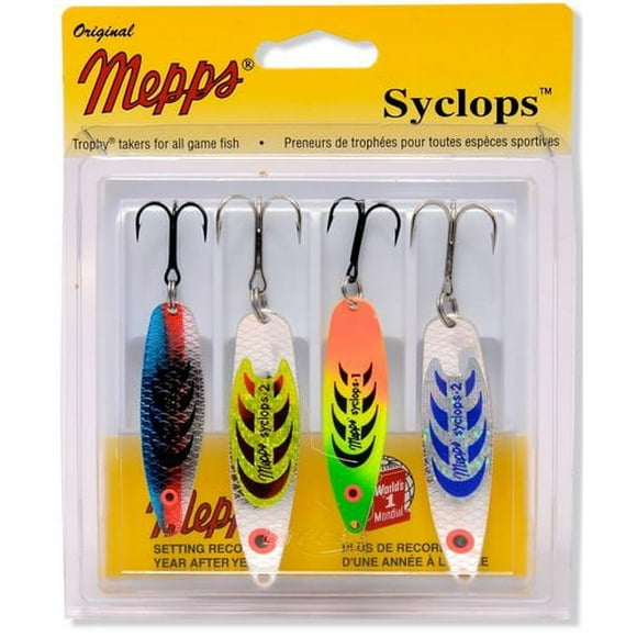 Breck's Mepps Syclops Kit 4 Pack, 4 pack kit