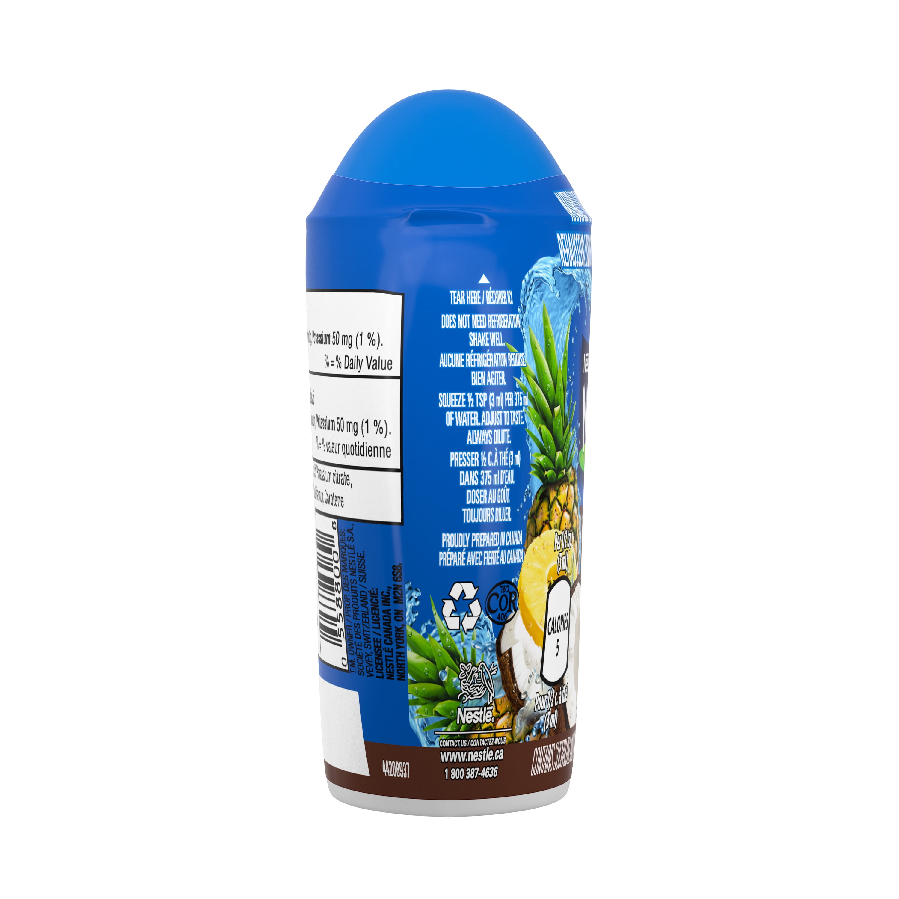 Rehausseur liquide pour l’eau Noix de coco Ananas 52 mL