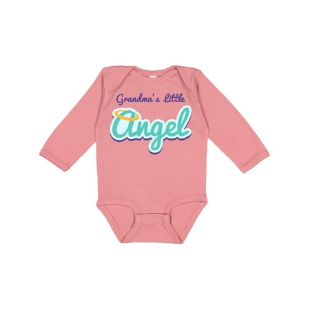 

Inktastic Grandma s Little Angel Gift Baby Boy or Baby Girl Long Sleeve Bodysuit