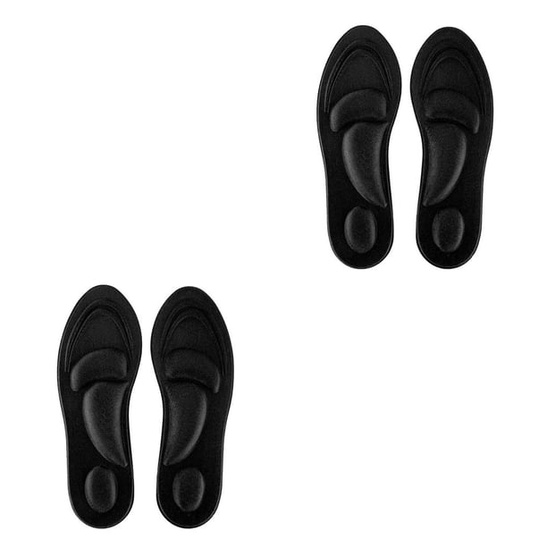 Greeniant Plantillas de masaje Buena elasticidad Desodorante Pies planos Soporte para el Humedad Alivio del dolor Plantilla para hombres Almohadilla Negro 28X9.7cm 2piezas Greeniant CBP101346