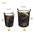 thumbnail image 5 of Fotbe Cute Leaf Animal Laundry Basket with Handles, Waterproof Large Laundry Hamper, Wash Bag for Corner Dorm, Rolling Laundry Basket with Handles-Small, 5 of 8