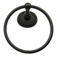 thumbnail image 2 of Rusticware 8186SN Riverside Satin Nickel Towel Ring, 2 of 2