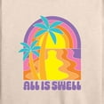 thumbnail image 3 of Instant Message - All Is Swell Sunset - Women's Lightweight French Terry Long Sleeve Shirt, 3 of 6
