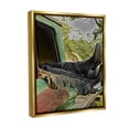 thumbnail image 4 of Stupell Industries Relaxing Cowgirl in Nature Transportation Painting Gold Floater Framed Canvas Art Print Wall Art, 17 x 21, 4 of 10