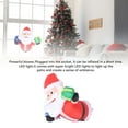 thumbnail image 3 of Decoración Al Aire Libre Inflables De Navidad, Papá De 3.9 Pies Con Caja Que Se Asoma Desde La Ventana, Decoraciones Inflables De Papá Para Ventana Con Luces, 3 of 7