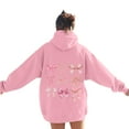 thumbnail image 5 of NMMUED Lightweight Hoodies for Women, Hoodies for Women, Y2k Hoodie, Graphic Hoodies, Oversized Hoodies for Women, Pink L, 5 of 5