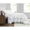 thumbnail image 5 of TRULY SOFT Oversized Puffer White Full/Queen 3 Piece Comforter Set, Solid Color Themed, Oeko-TEX Certified Confidence, 5 of 10