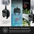 thumbnail image 2 of Kasa Apple HomeKit Outdoor Smart Plug, 2 Sockets, IP64 Weather Resistance for Outdoor String Lights, Compatible with Siri, Alexa & Google Home, Long, 2 of 10