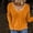 Yellow, variant on YUNAFFT Women's Fashion Sweater Clearance, Women's Fashion Casual Long Sleeve Stripe V-neck Knitted Sweater Tops