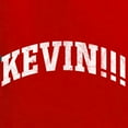 thumbnail image 6 of Wild Bobby Vintage Movie Quote KEVIN!!! Women Racerback Tank Top, Red, Medium, 6 of 6