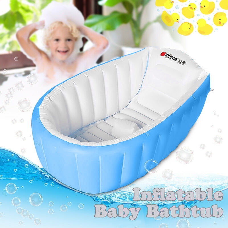LNKOO Baby Inflatable Bathtub, Portable Infant Toddler ...
