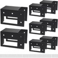 thumbnail image 3 of 8 pack Firewood Log Storage Rack Bracket,Adjustable Heavy Duty Powder Coated Steel Holder,Fireplace Wood Storage,Log Holder For Patio Deck, 3 of 7