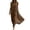 Coffee, variant on JIAYUE Women's Backless Dress Summer Casual Sleeveless Solid Color Spaghetti Strap Crew Neck Dresses Relaxed Fit Lightweight Home Everyday Comfortable Soft Wear