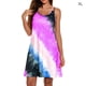 thumbnail image 1 of Sonducket Vestido de mujer 2 correa de hombro ropa sin mangas vestido estampado Vestidos Violeta SG Sonducket AP002056-12, 1 of 3