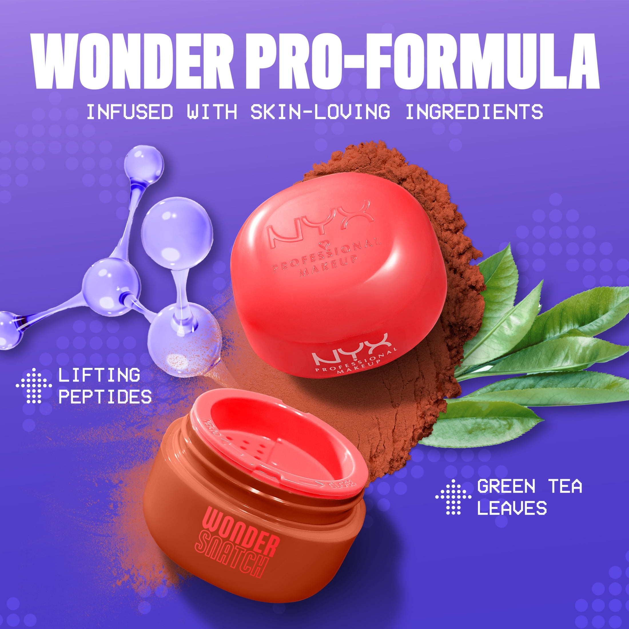 NYX Professional Makeup Wonder Snatch Finishing Powder, Translucent Finish, Cacao Craze 08, 0.2 oz
