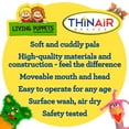 thumbnail image 3 of Living Puppets - Bob The 9-Inch Multicolor Friendly Monster, Plush Hand Puppet - Fine European Design, Ultra-Soft and Cuddly, Promotes Child Development, Safety Certified, Teacher Recommended, 3 of 6
