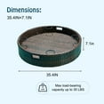 thumbnail image 3 of Glory Patio Large Round Serving Tray for Pool Floats, Sandbars, Spas, Parties, 3 of 7