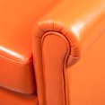 thumbnail image 3 of Hansborough Leather Burnt Orange Club Chair, 3 of 3