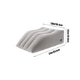 thumbnail image 3 of Fwttom Portable Inflatable Pvc Wedge Leg Pillow Multifunctional Triangular Cushion for Leg and Waist Support Ideal for Travel Office and Home Adjustable, 3 of 6