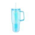 thumbnail image 2 of Botella My Shop de Plástico de Doble Pared con Tapa y Popote con Asa de 900 ml., 2 of 4
