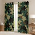 thumbnail image 2 of Castle Fairy Teens Adults Mallard Duck Black Out Curtains,Camouflage Camo Curtains Pack of 2 (42x63 Each),Abstract Geometric Bedroom Curtains,Super Cozy Room Decor, 2 of 6