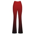 thumbnail image 4 of High Waist Bootcut Yoga Pants For Women Gradient Color Flare Leggings Stretch Pull On Workout Flowy Wide Leg Pants, 4 of 4