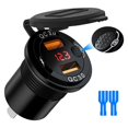 thumbnail image 5 of Dual USB Car Charger Socket Lighter Adapter compatible Marine Car RV_Perfect Gift, 5 of 5