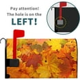 thumbnail image 2 of Fall Maple Leaves Mailbox Cover Magnetic Custom Autumn Decor Colorful Painting Wraps Post Letter Box Decorative for Outside Garden Yard Home Standard Mailbox 18x21 in, 2 of 6