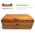 thumbnail image 5 of unbranded 2 Sets Creative Antique Chinese Lock Chinese Style Padlock Wooden Box Lock, 5 of 8