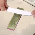 thumbnail image 3 of 1 Blade Type Razor Sharpener Stone with Double Sided Polishing Tool with Both Sides 10000# 3000# Grit for Grinding Kitchen Tools, Scissors, Knives, Shavers(Light Green), 3 of 7
