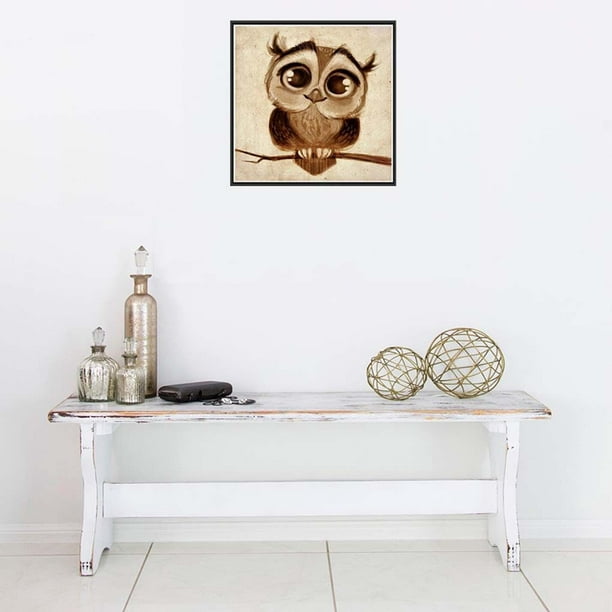 Winter Owl Diamond Painting Cute Design Embroidery Portrait Displays  Decorations