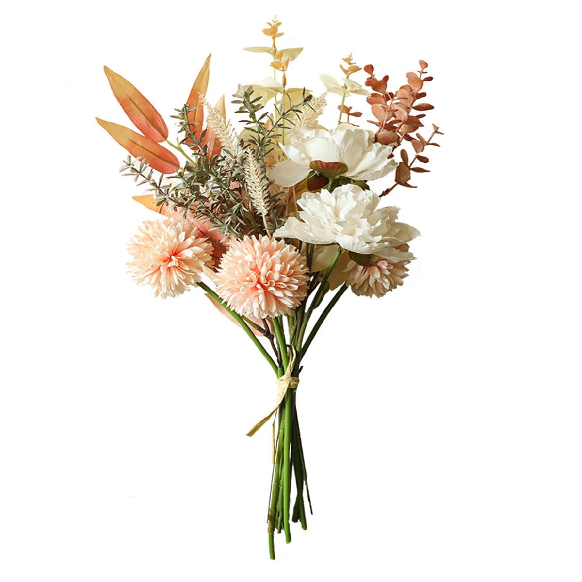 Champagne Artificial Flower Bouquet Silk Flowers Cemetery Flowers Wedding Decoration Table Decor