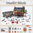 thumbnail image 2 of Hweilai Kit de Mini Blocs Street View (951 Pcs) - Chariot, Cadeau pour Adultes, Garçons, Filles 6+, Non Compatible avec Lego, 2 of 5