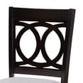 thumbnail image 5 of Baxton Studio Carson Modern and Contemporary Grey Fabric Upholstered and Espresso Brown Finished Wood 2-Piece Bar Stool Set, 5 of 9