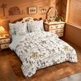 thumbnail image 2 of meiyoeat Western Cowboy Style 7-Piece King Bedding,Vintage Farmhouse King Bed In A Bag,Reversible, 2 of 7