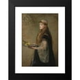 thumbnail image 2 of Sir John Everett Millais 11x14 Black Modern Framed Museum Art Print Titled - The Captive (1882), 2 of 5