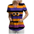 thumbnail image 6 of Godom Halloween Shirts for Women Basic Print Graphic T Shirt Fall Halloween Party Tee Tops, 6 of 6