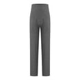 thumbnail image 4 of PXLKNZH Women's Maternity Wide/Straight Versatile Comfy Palazzo Lounge Pants Stretch Comfy Soft Pregnancy Trousers with Pockets Dark Gray,M, 4 of 6