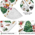 thumbnail image 2 of FMSHPON Christmas TreeSanta ClausGift Xmas Christmas Tree Skirt Stand Mat for Holiday Party Decoration Indoor Outdoor 48 inches, 2 of 6