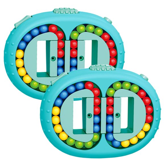 Cubo de Frijol Educativo VentDepot MagiBean04 2Pzas Plástico ABS Verde 8.5x6.5cm