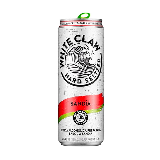 Bebida alcohólica preparada WHITE CLAW Hard Seltzer sandía 355 ml