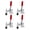 102B, 4PK, variant on 2Pack Toggle Clamp, 500 lbs Holding Capacity, 225D Quick Release Horizontal Clamps w/Antislip Rubber Pressure Tip for Woodworking Jigs and Fixtures, Welding, Drill Press, Crosscut Sled