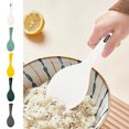 thumbnail image 1 of Ihhxbs Cuillère à Riz en Silicone, Ustensile de Cuisine, Flexible, Résistant à la Chaleur, pour Servir le Riz, Ramasser les Aliments, Cuisiner, Blanc, 1 Pce, 1 of 9