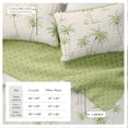 thumbnail image 3 of Coastal Quilt Set - Lightweight, Soft, All-Season - 2-Piece Reversible Bedding Set (Twin / Twin XL, West Palm Trees), 3 of 6