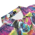 thumbnail image 4 of Polo Alpaca Neon Hawaiian Shirts For Men Vacation Aloha Mens Polo Shirts Short Sleeve Shirts, 4 of 7